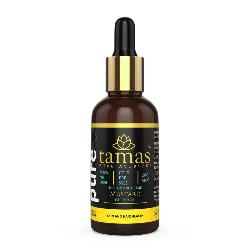 Organic Mustard Oil | Cold Pressed | Therapeutic Grade | USDA | 30 ml