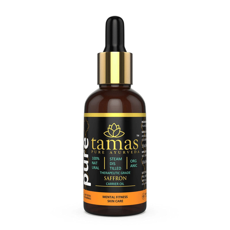 Organic Saffron Essential Oil | Therapeutic Grade | USDA | 15 ml