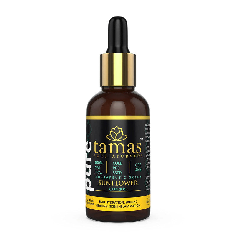 Sunflower Carrier Oil | Cold Pressed | Therapeutic Grade | 30 ml