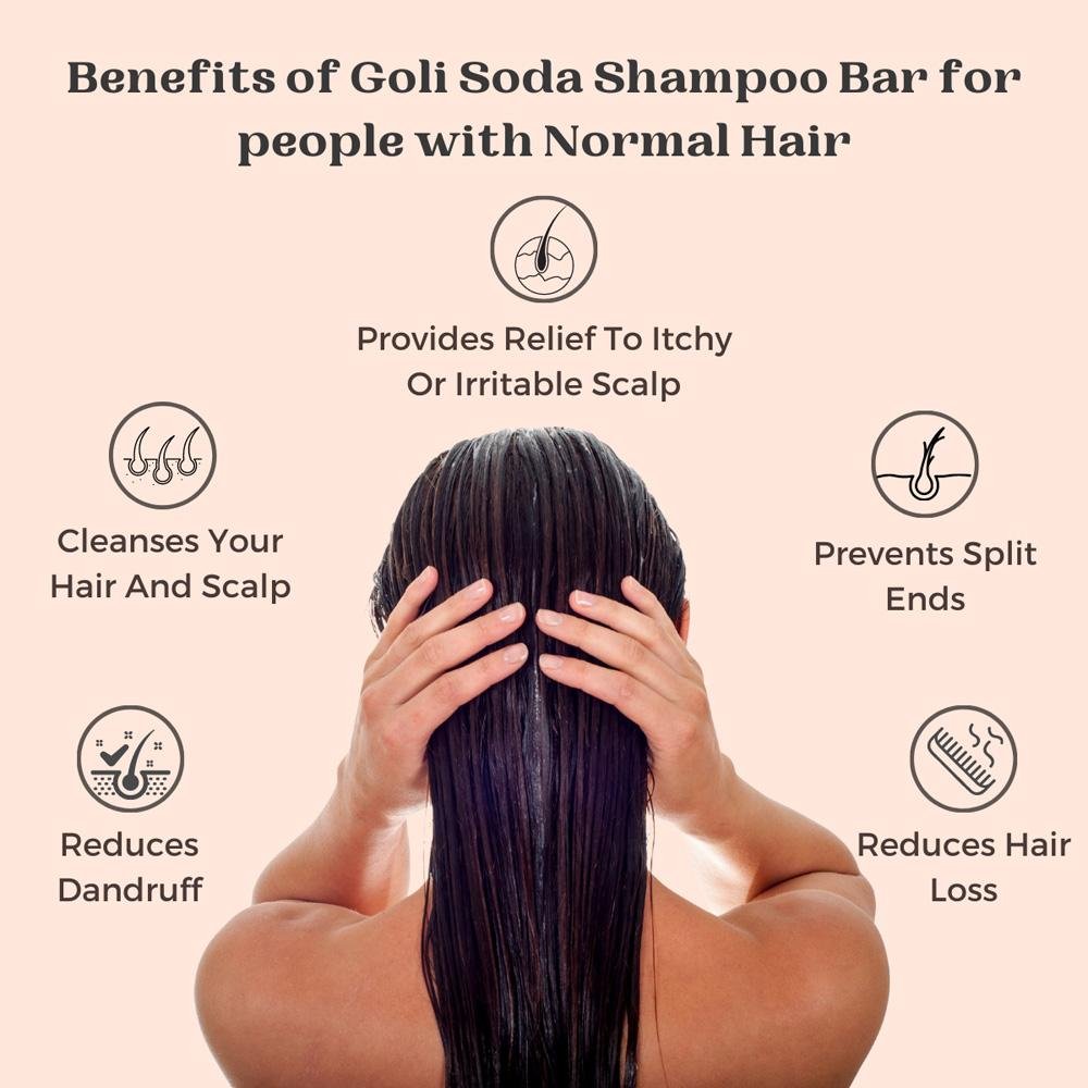 Probiotics Sulphate-Free Shampoo Bar For Normal Hair - 90g
