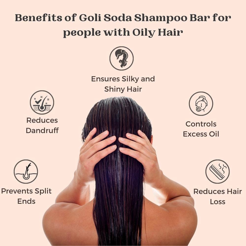 Probiotics Sulphate-Free Shampoo Bar For Oily Hair - 90g