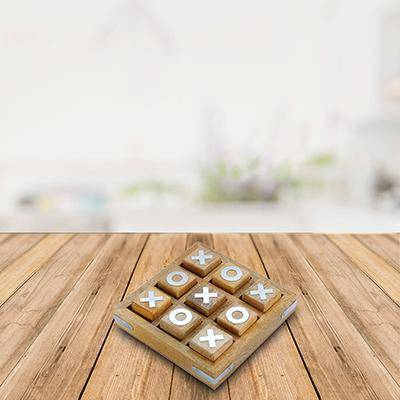 Handmade Wooden Noughts and Crosses | Best Gift Toy for Kids