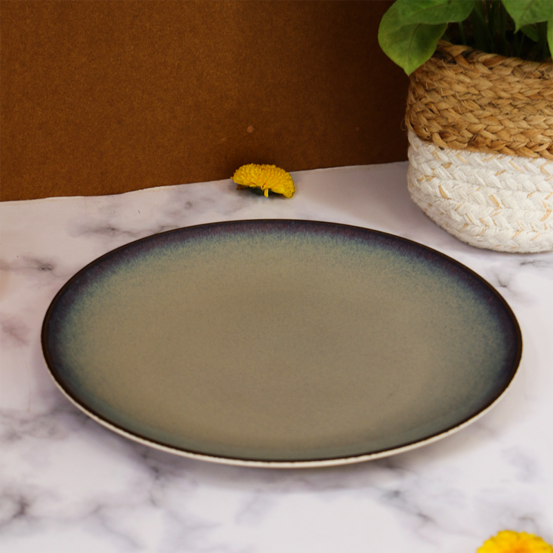 Ceramic Deep Plate | 11 inches | Blue