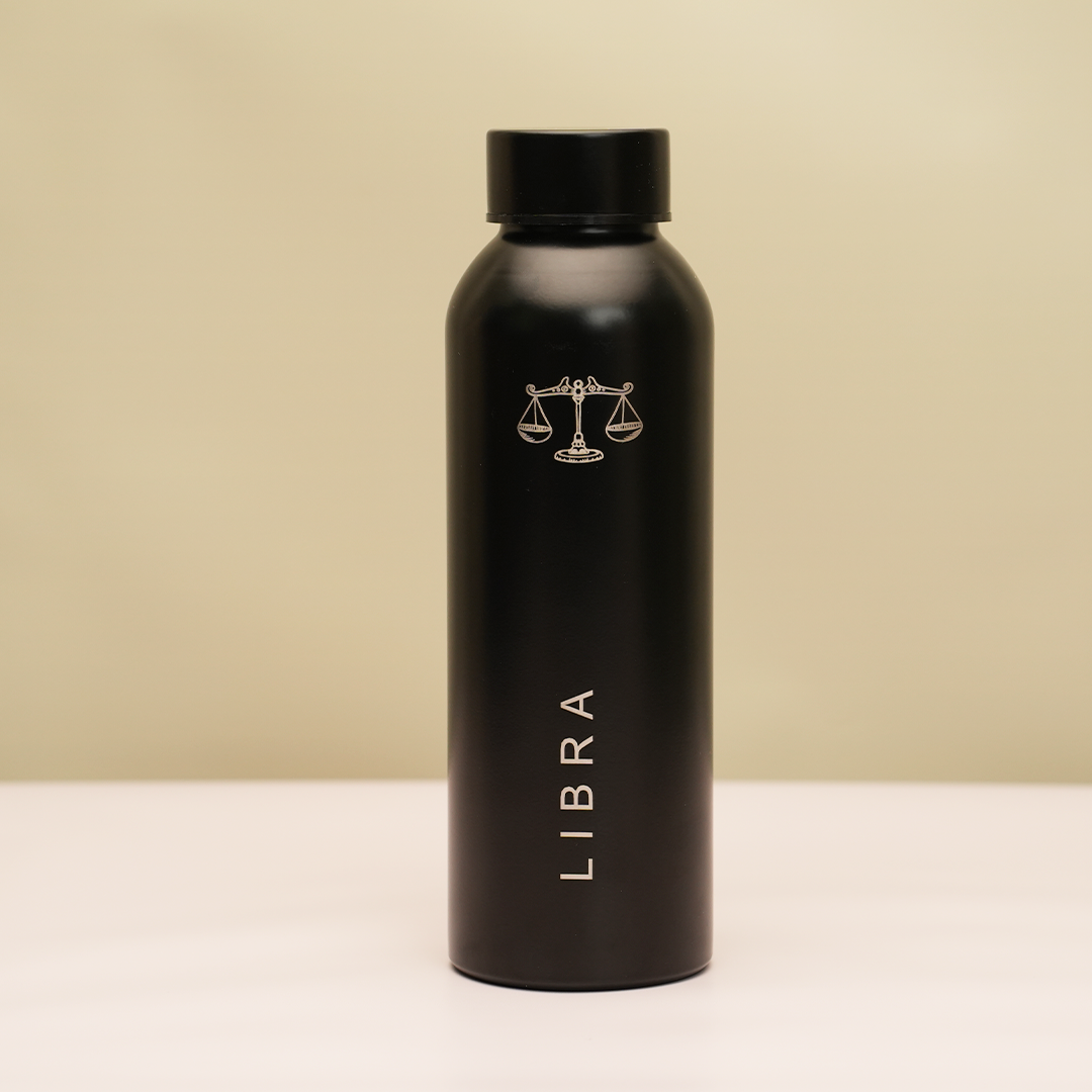 Zodiac Stainless Steel Water Bottle | 1 Litre | Libra