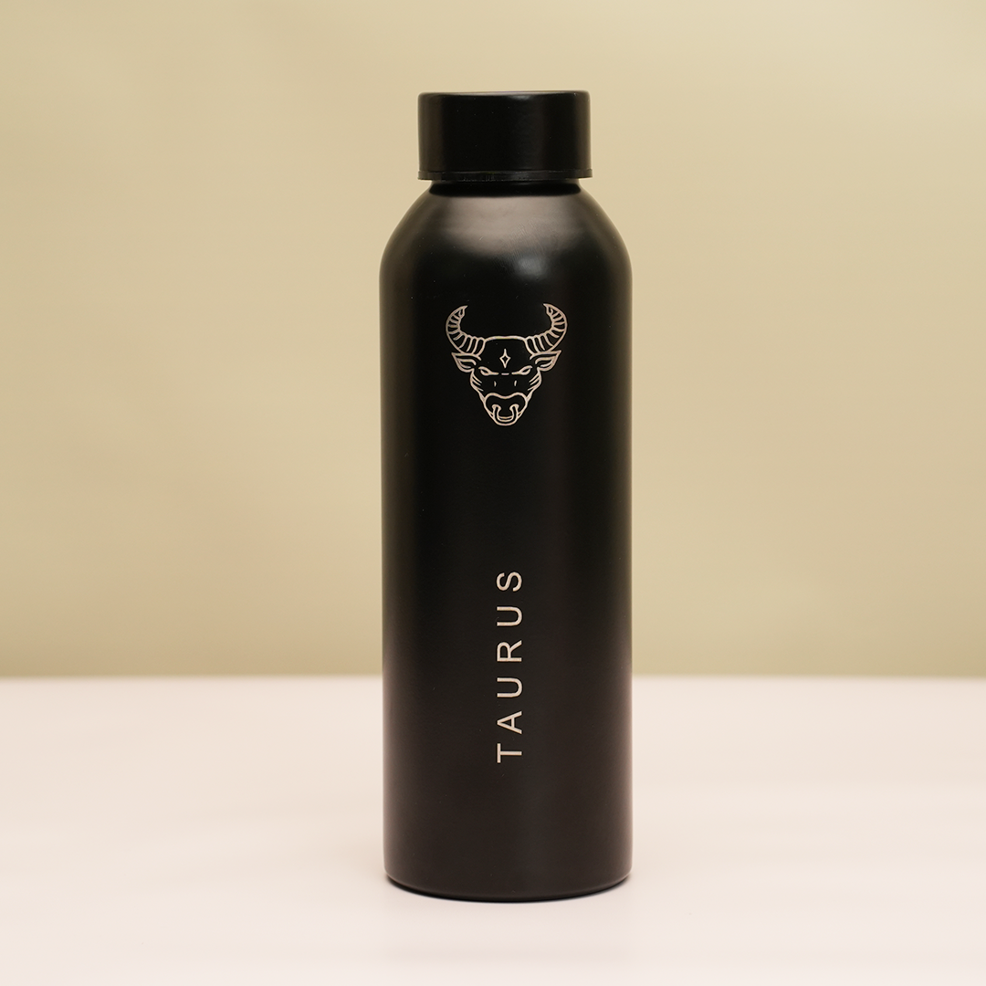 Zodiac Sign Stainless Steel Bottle | 1 Litre | Taurus