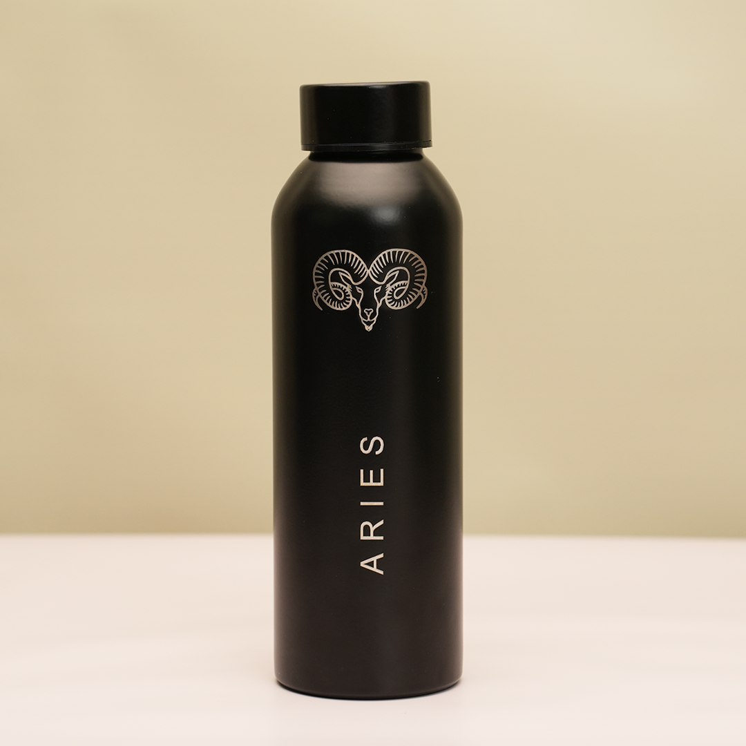 Zodiac Sign Stainless Steel Bottle | 1 Litre | Aries