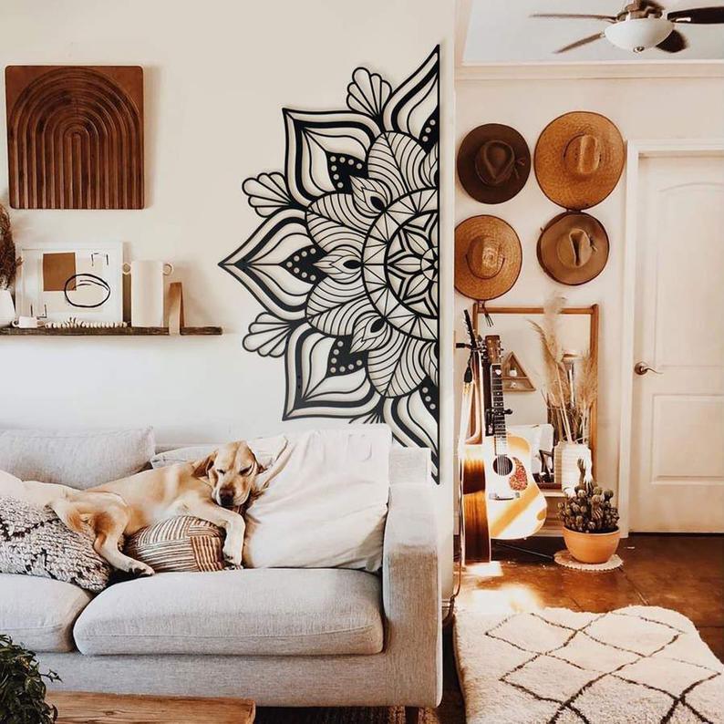 Grista Mandala Metal Wall Art