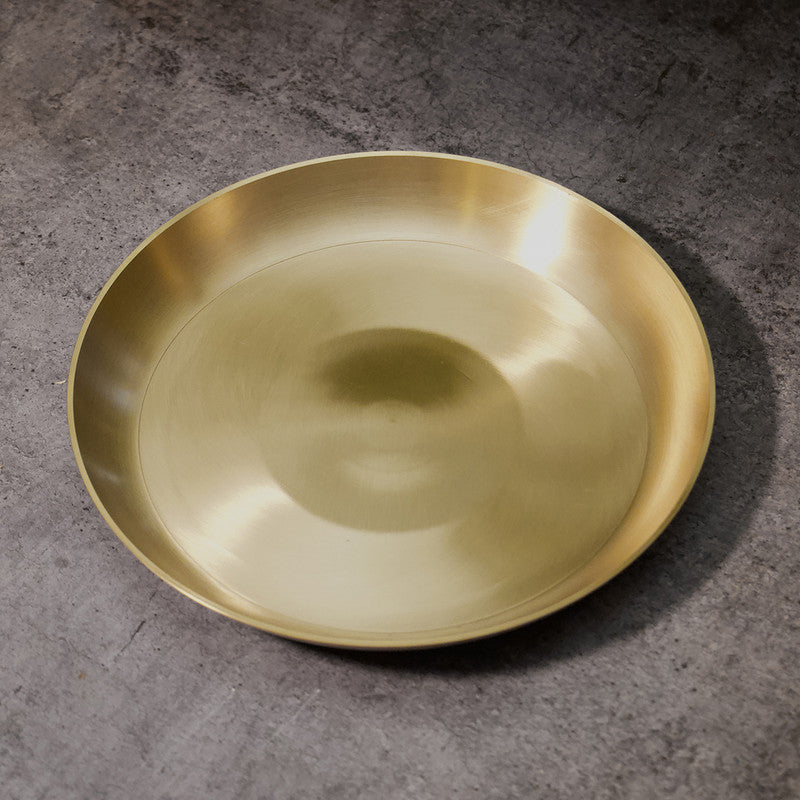 Kansa Pasta Plate | 8 inches