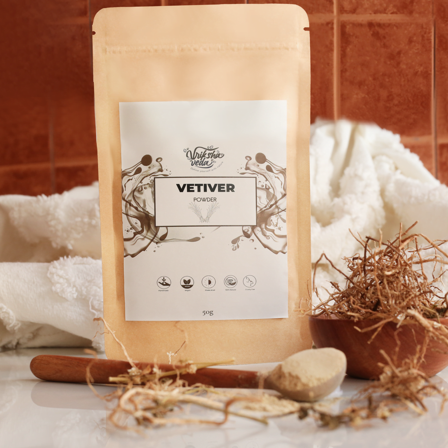 Vriksha Veda Vetiver Powder