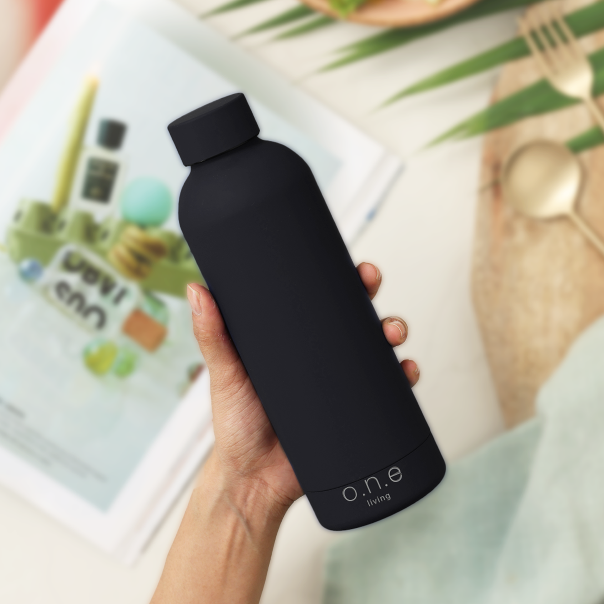 Insulated Stainless Steel Bottle | 500 ml | Black