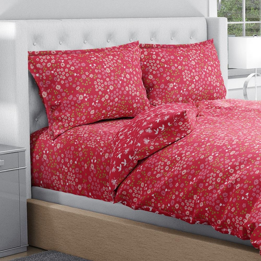 100% Pure Cotton Bright Blooms Bedsheet Set