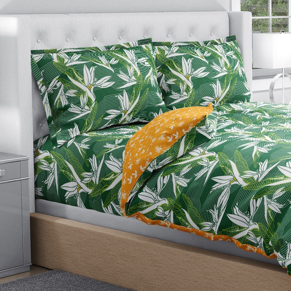 100% Pure Cotton Tropical Treasure Pillow Covers