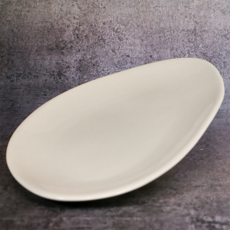 Ceramic Serving Platter | Almond Shaped | Small