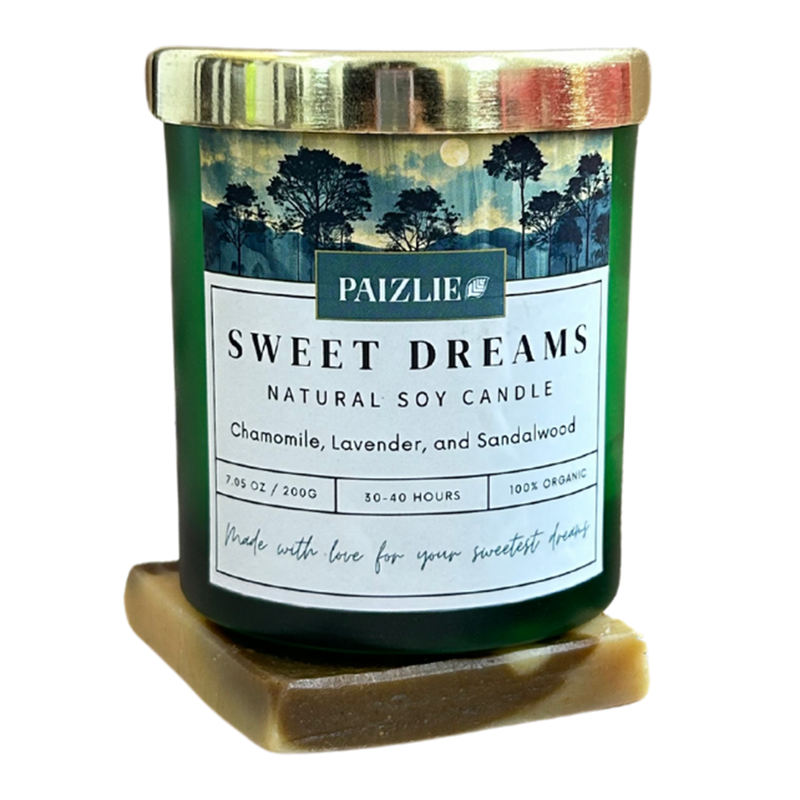 Natural Pure Soy Wax Candle | Sweet Dreams Scented Candle