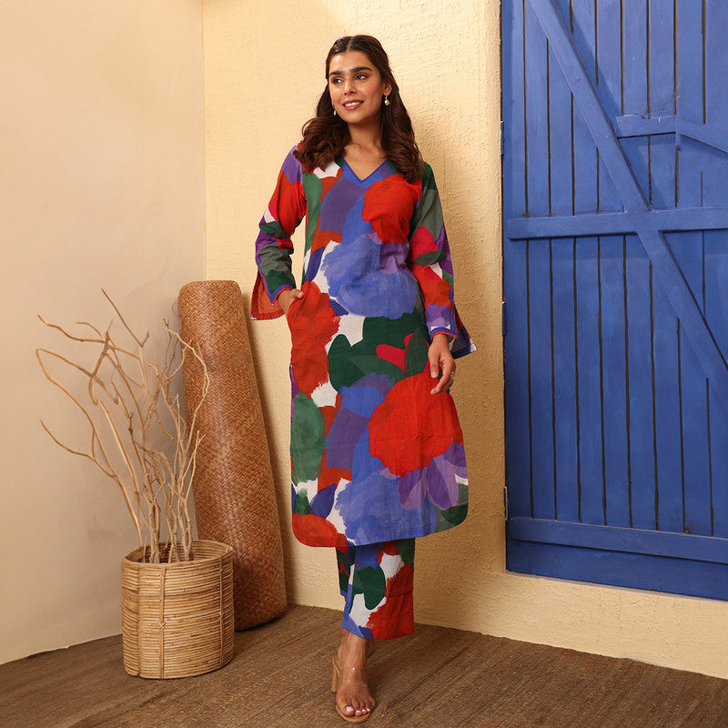 Cotton Kurta For Women | Printed | Multicolour