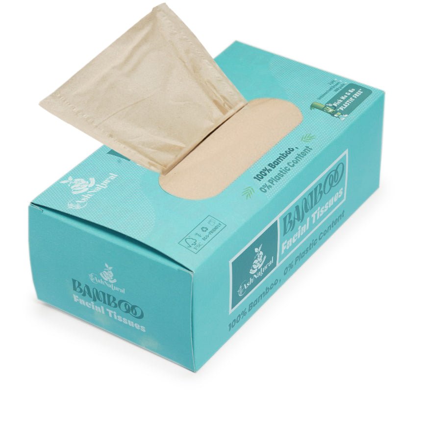 2 Ply Bamboo Facial Tissue- 100 Pulls