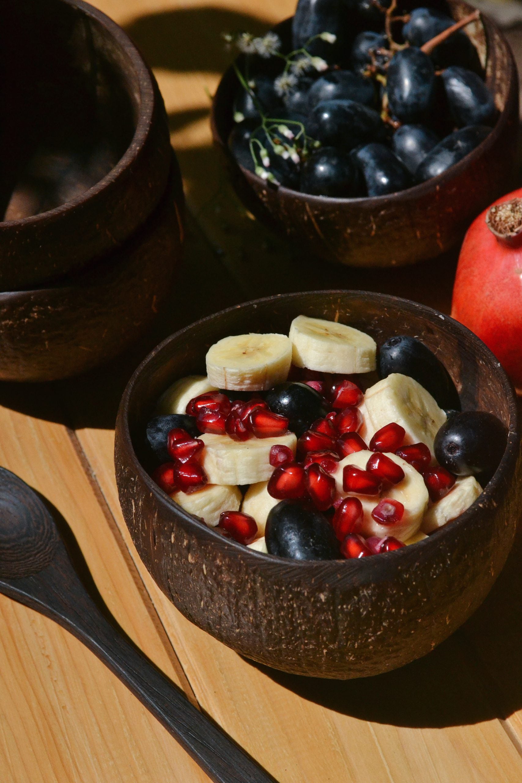 Coconut Bowl & Cutlery Set Combo