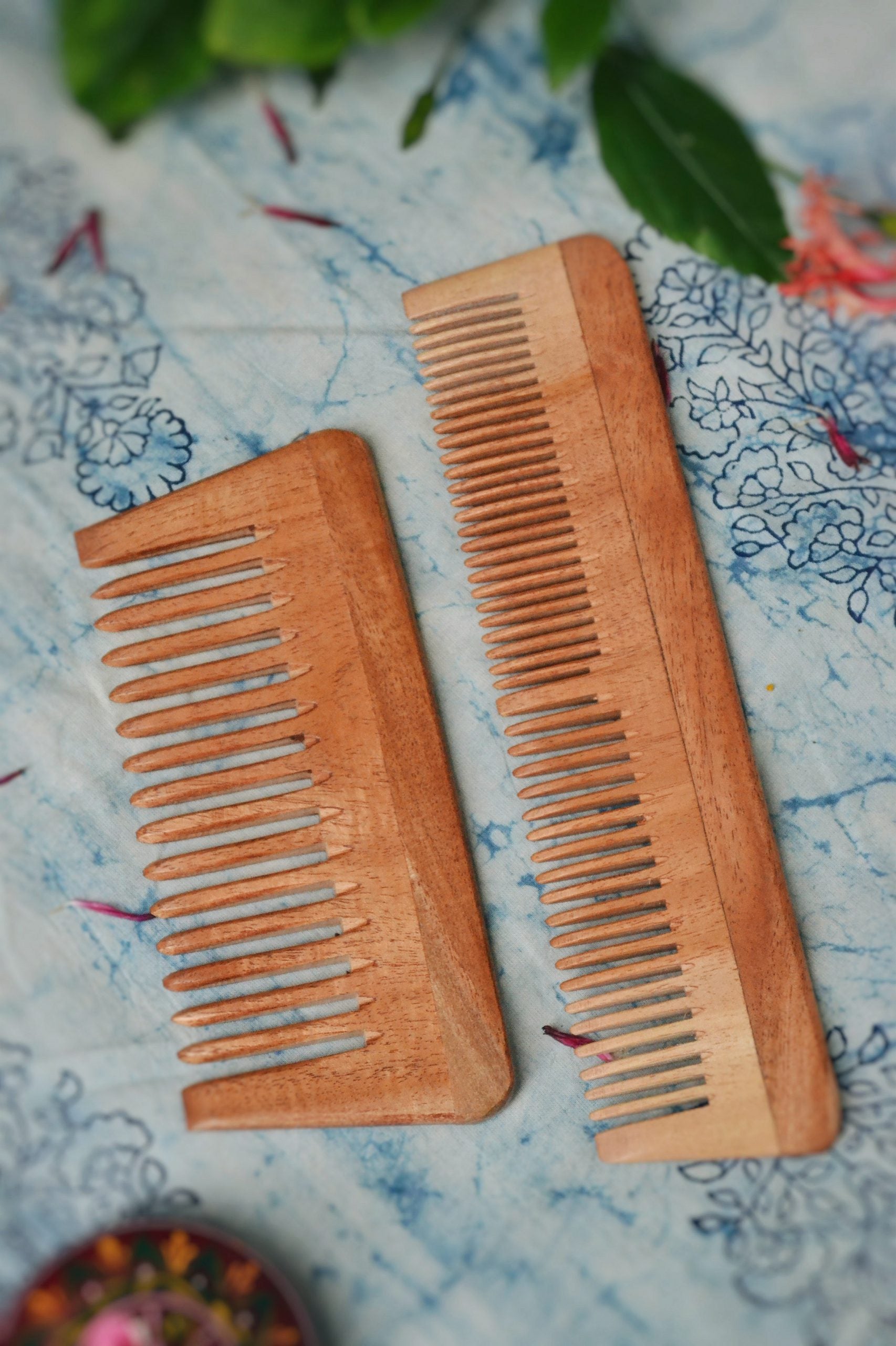 Neem Comb - Pack of 2 (Small and Big)