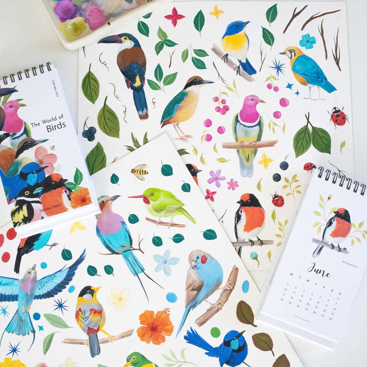 2024 Desk Calendar - The World of Birds