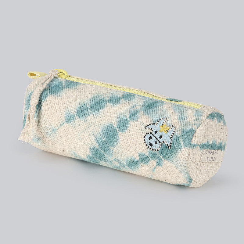 Cotton Denim Pencil Case Bag For Kids | Multicolour