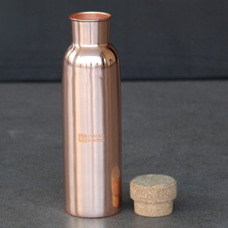 Glossy Copper Bottle | 700 ml | Light Brown