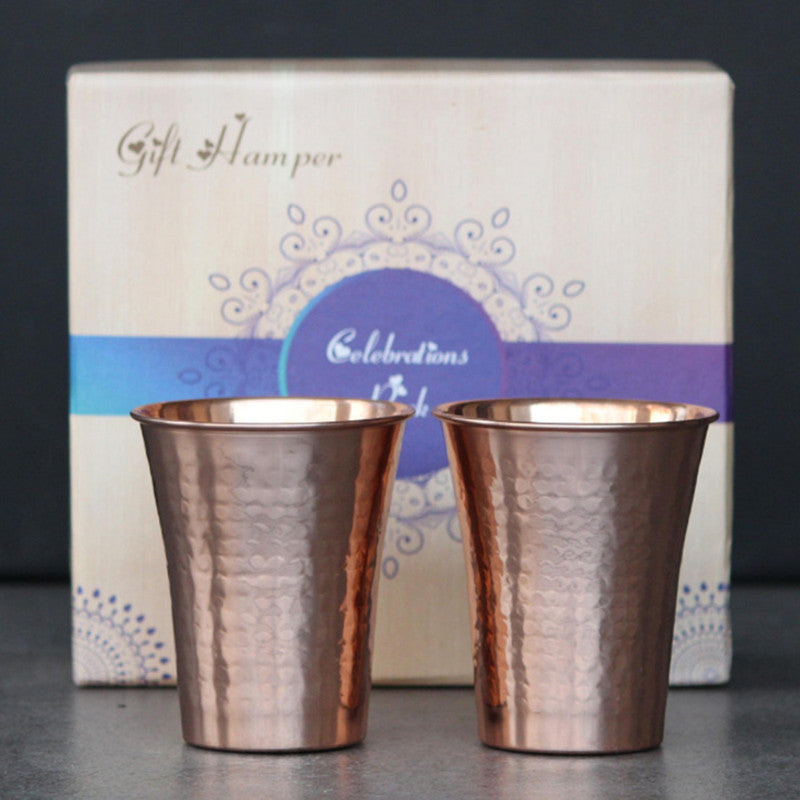 Copper Glass Gift Box | Set of 2