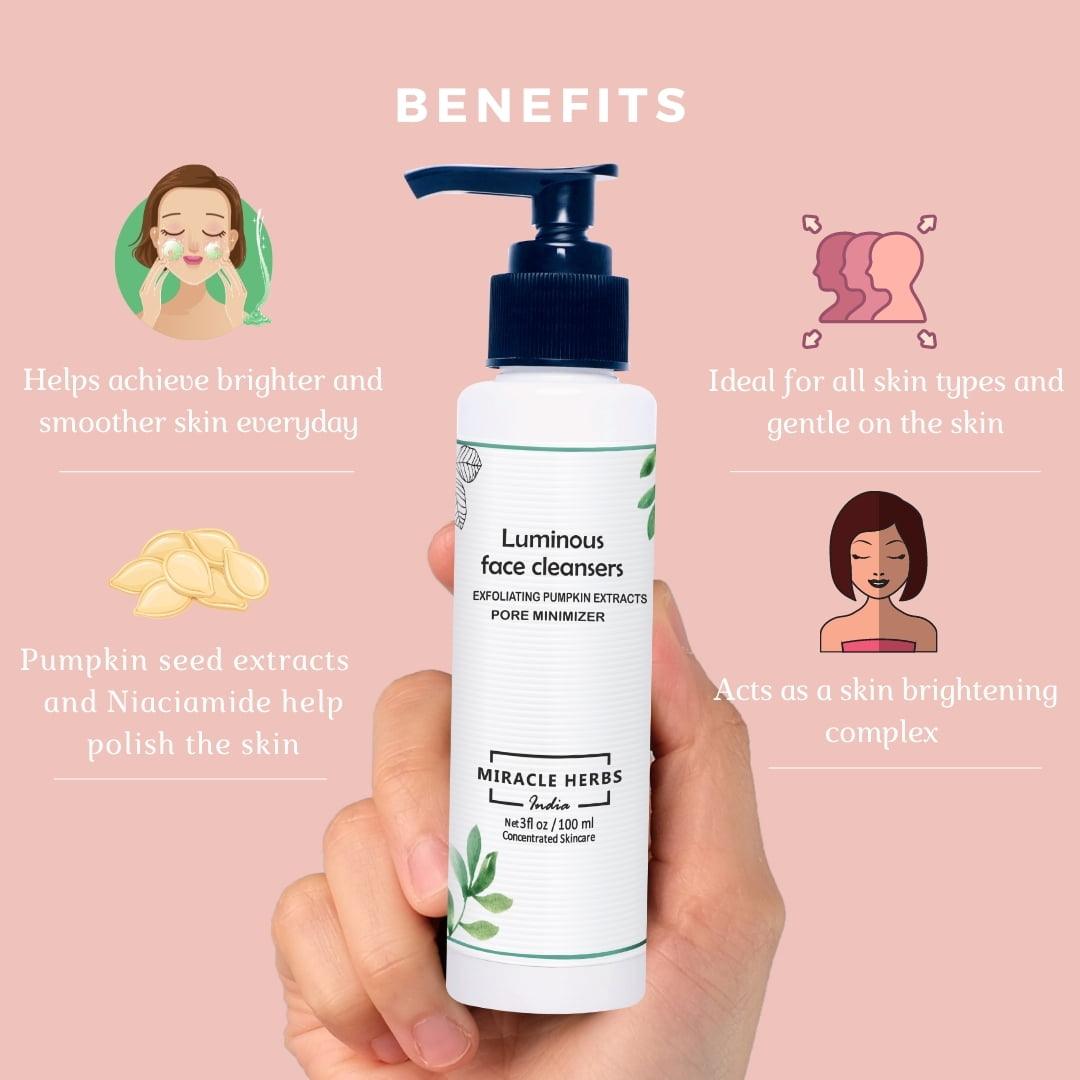 MiracleHerbs Luminious Face Cleansers