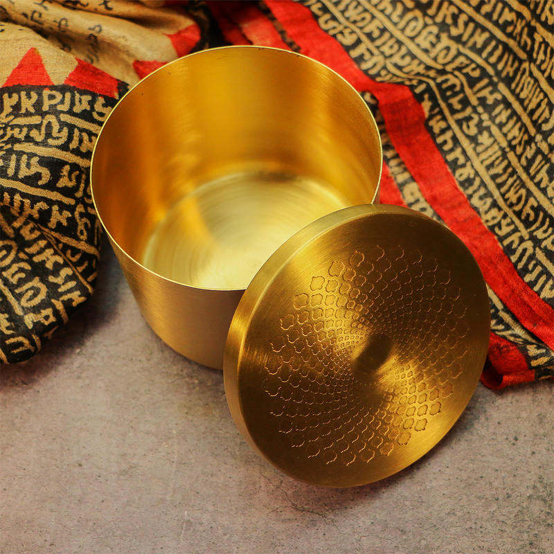 Brass Storage Box | Gold