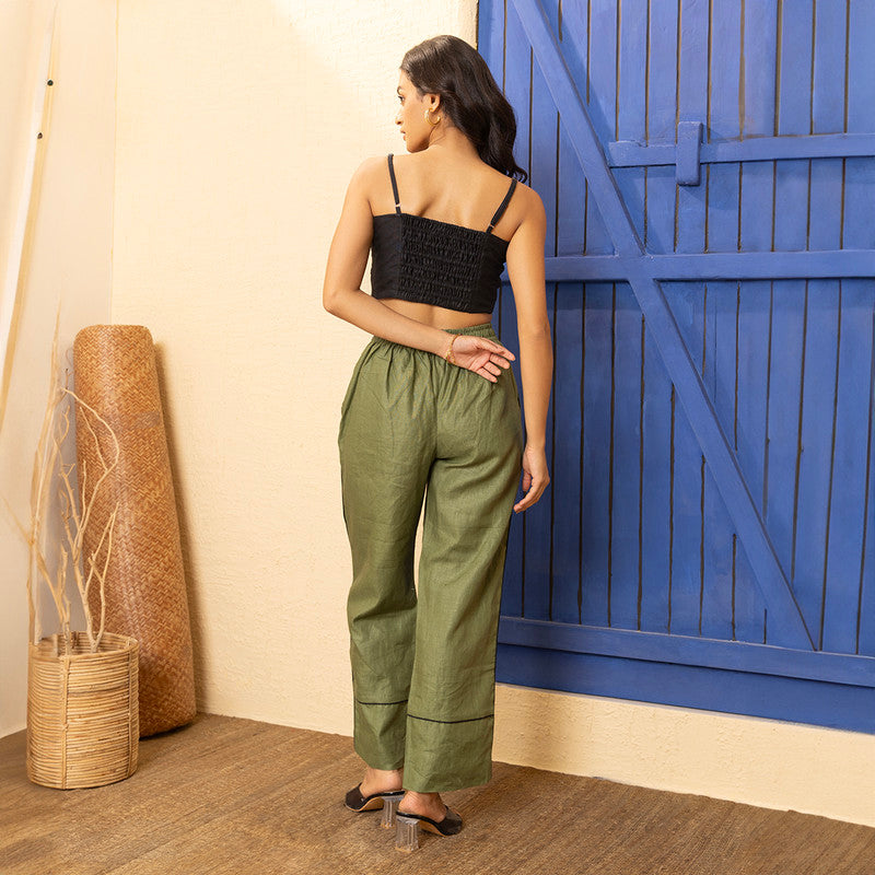 Pants For Women | Hemp | Olive