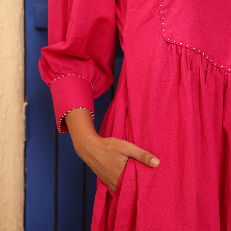 Cotton Kurta For Women | Pink