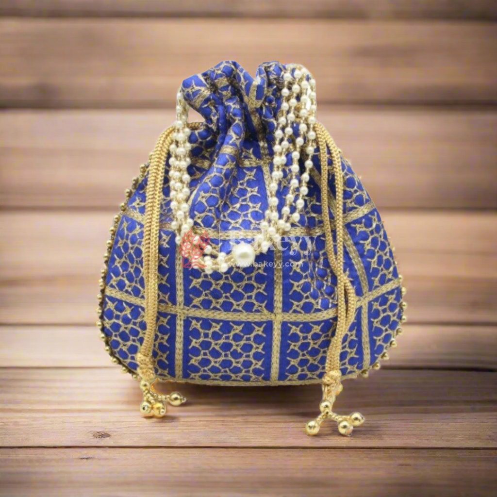 20x24 CM Fancy Potli Bag Return Gifts For Ladies MultiColour