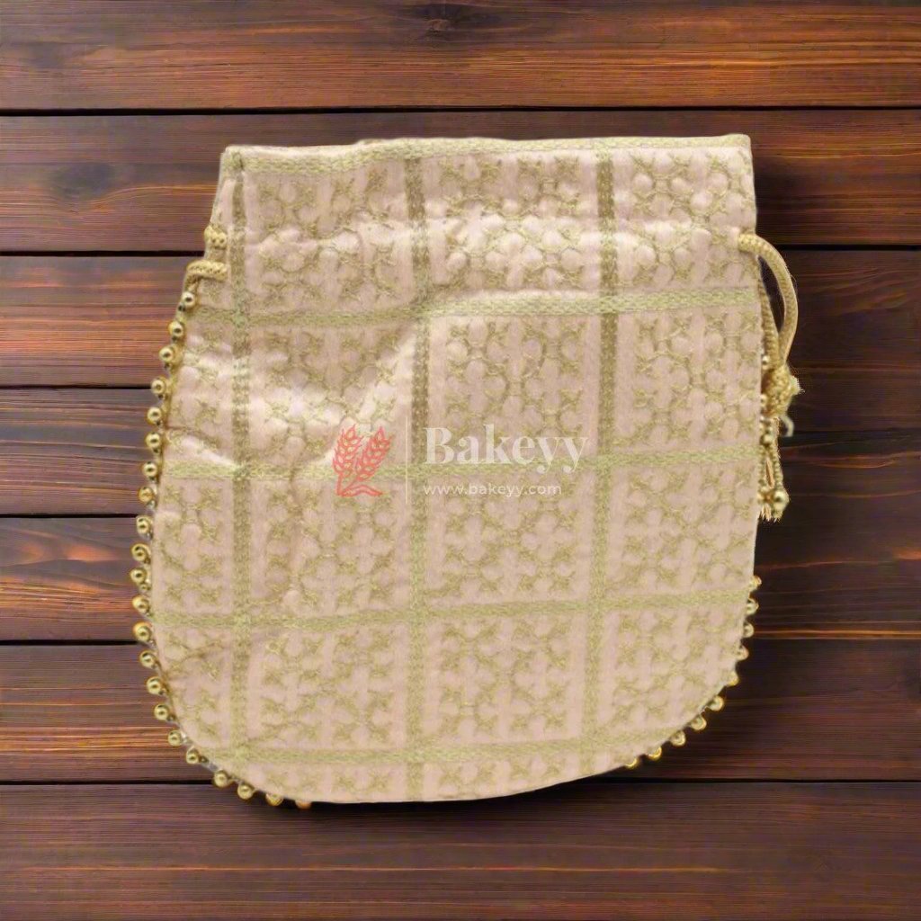 20x24 CM Fancy Potli Bag Return Gifts For Ladies MultiColour