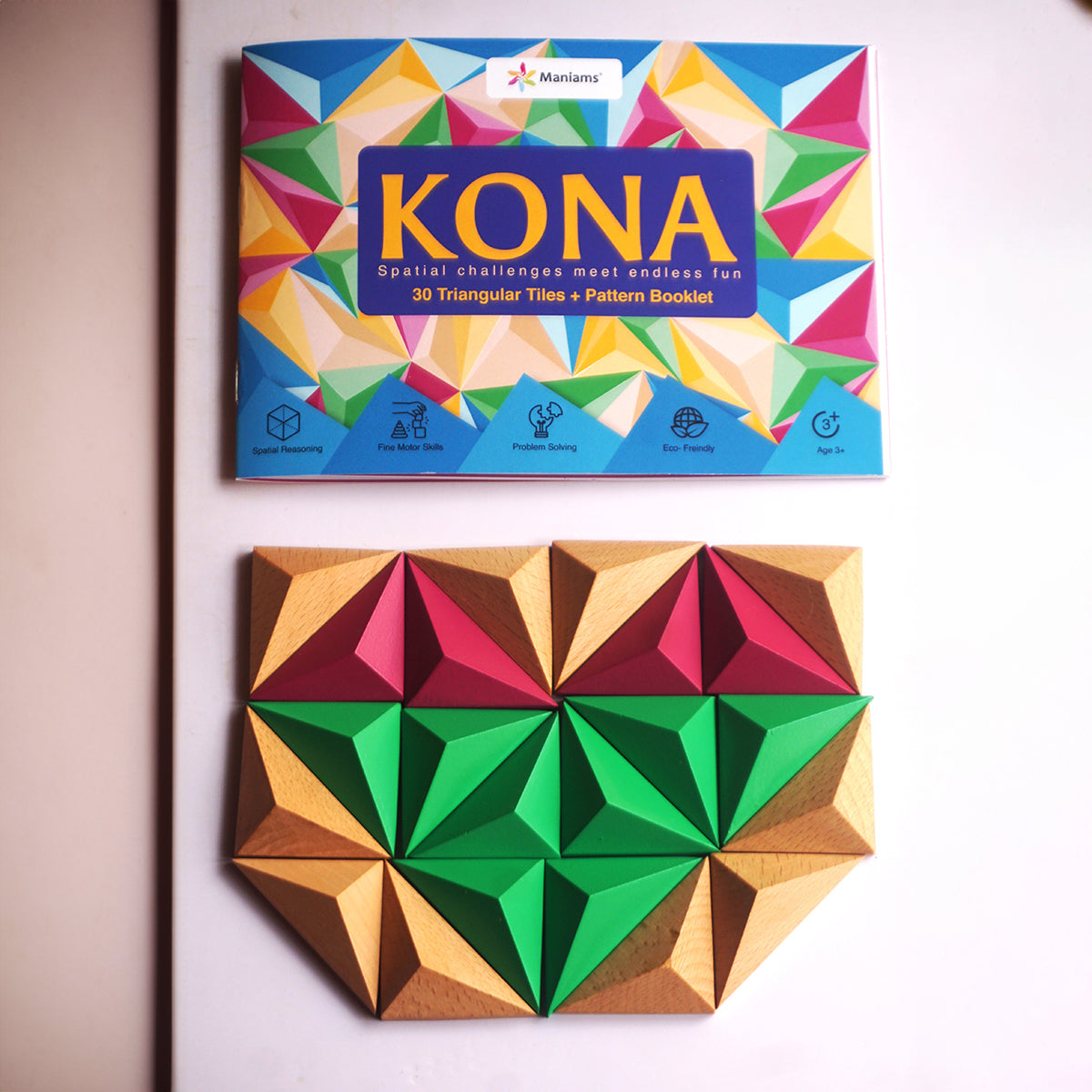 Wooden Puzzles For Kids | Kona Spatial Reasoning Puzzles | 30 Pieces