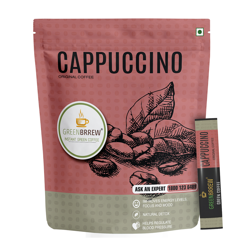 Cappuccino Green Coffee | Instant Coffee | 30 g | 20 Sachets