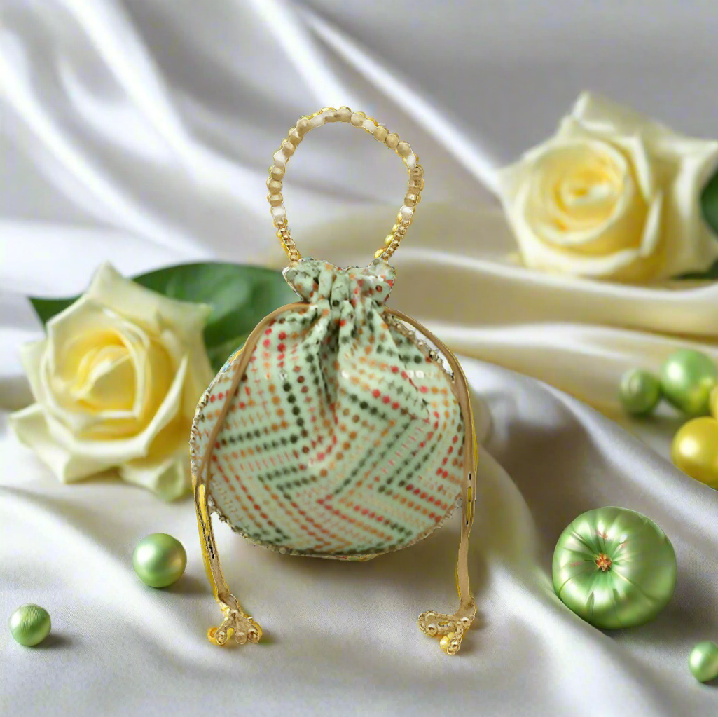 |20x24Cm| Fancy Potli Bag Return Gifts For Ladies | MultiColour
