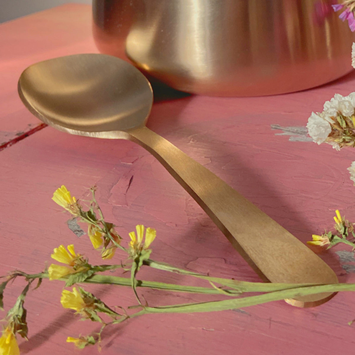 Bronze Serving Bowl with Ladle | Small, Medium, Large