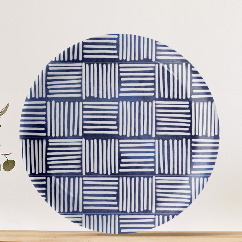 Ceramic Wall Plate | Celestial Cobalt | Blue & White | 10 inches