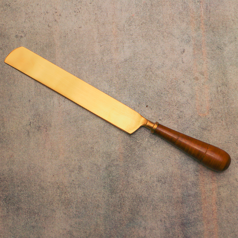 Brass Bread Knife | Medium | Golden