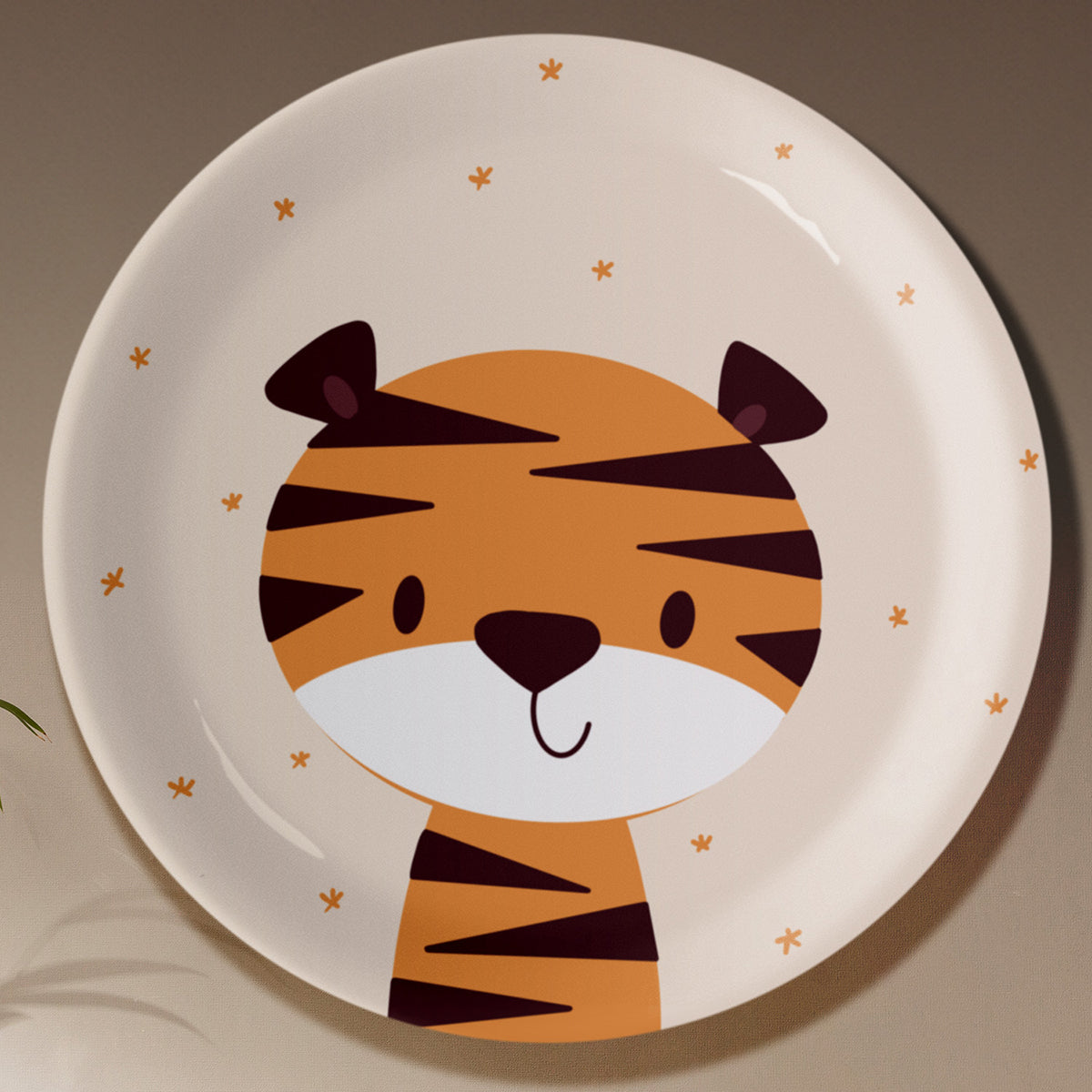 Ceramic Wall Plate | Savanna Stars | Orange | 10 inches