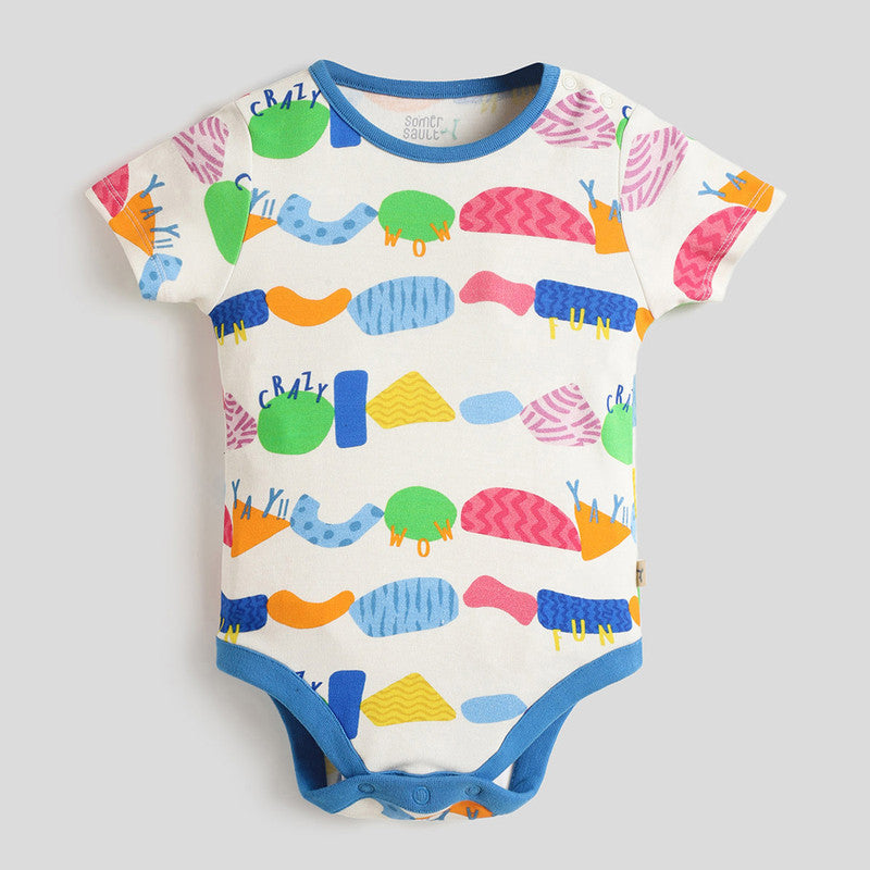 Cotton Bodysuit For Boy | Craz Wow | Multicolour