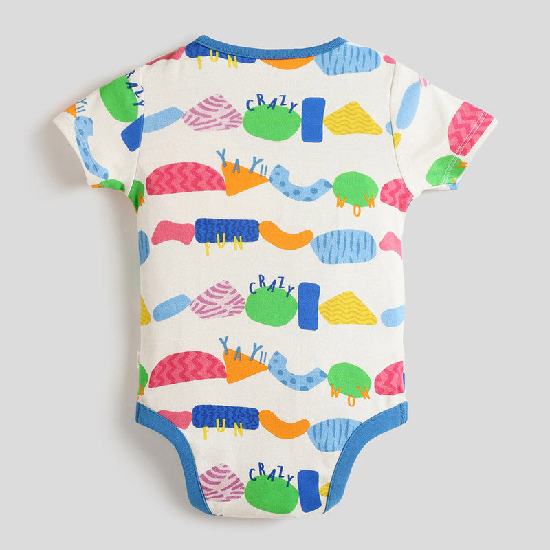 Cotton Bodysuit For Boy | Craz Wow | Multicolour