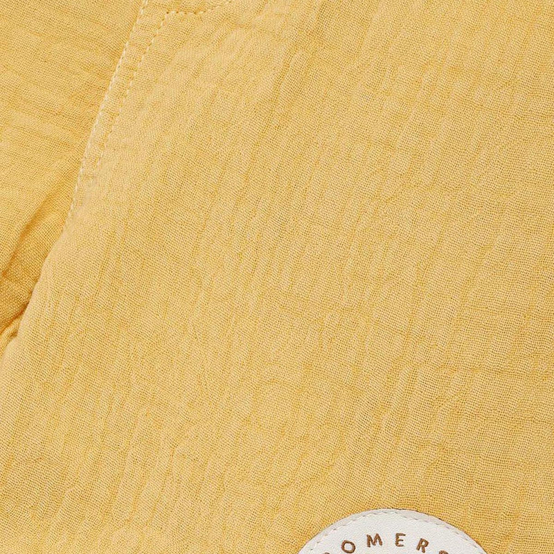 Cotton Twill Bermuda Shorts | Yellow