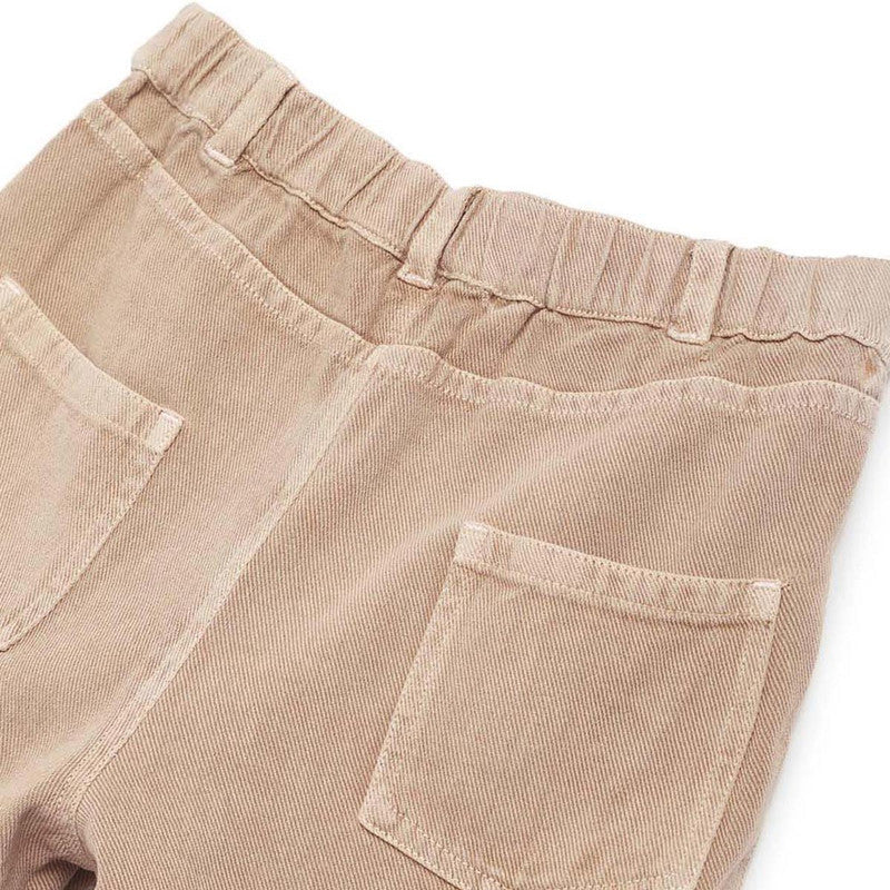 Cotton Twill Bermuda Shorts for Kids | Brown