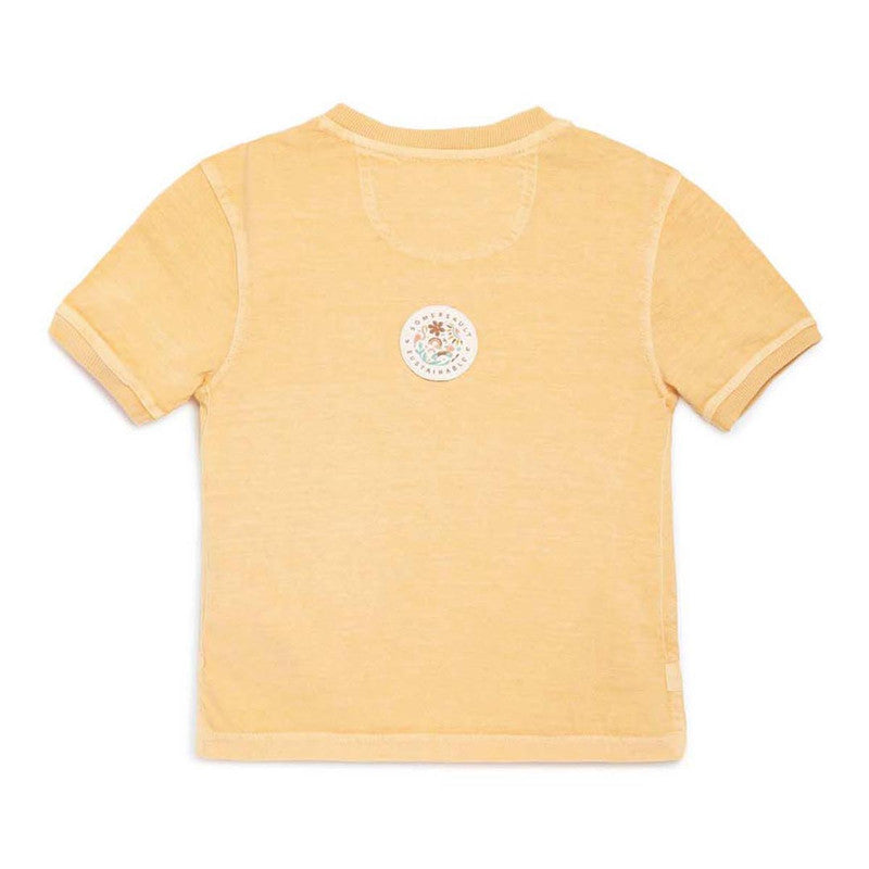 Cotton Twill Tee Shirt for Kids | Yellow