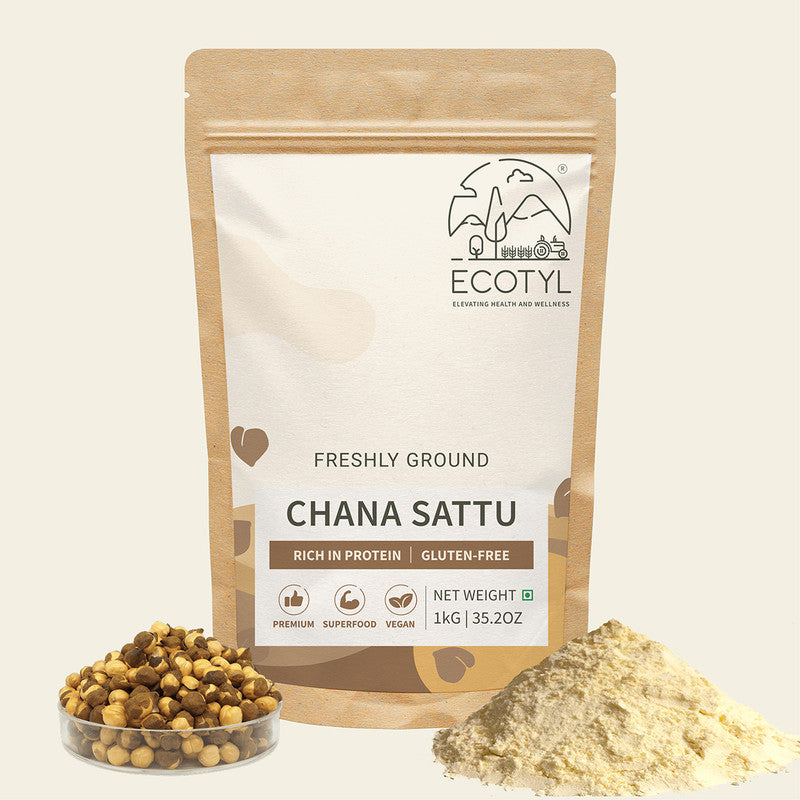 Sattu Atta | Roasted Gram Flour | Plant Based Protein | 1 kg