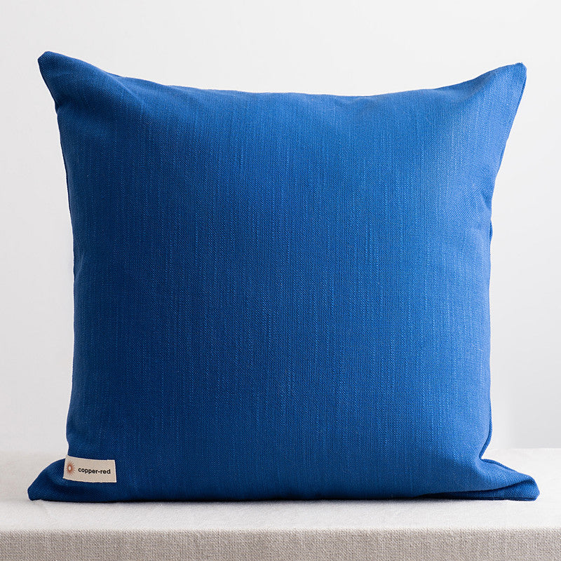 Cotton Cushion Cover | Navagio | Peacock Blue