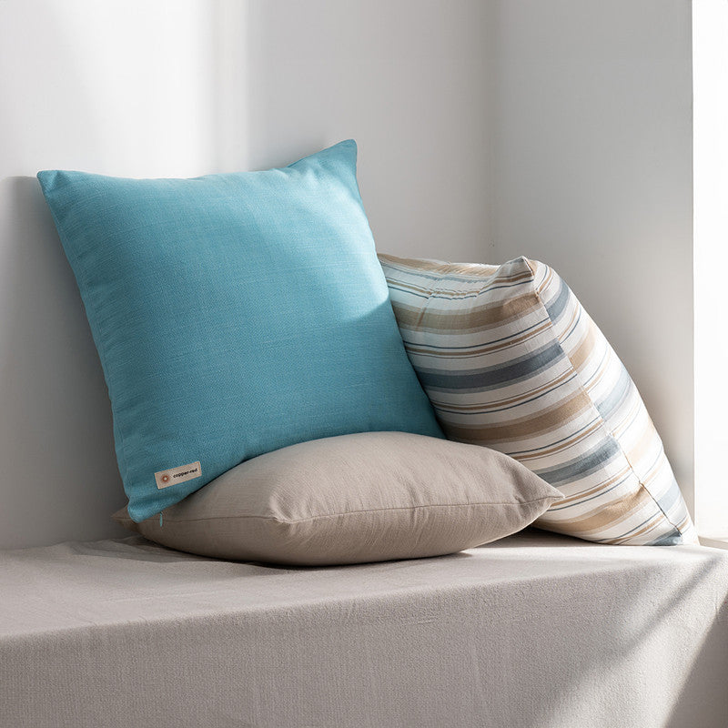 Cotton Cushion Cover | Corsica | Light Blue