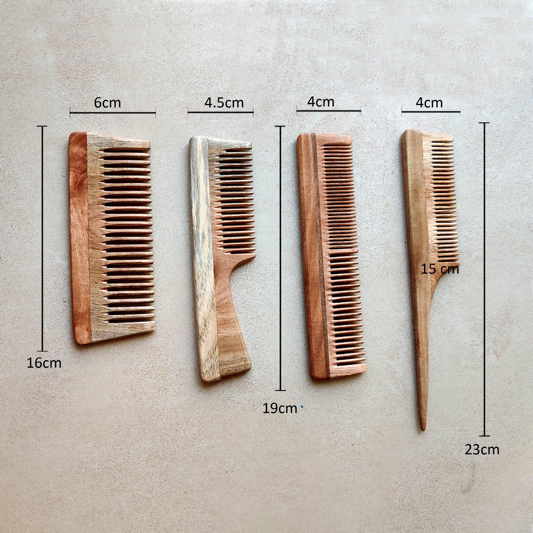 Neem Wood Comb - Set of 4