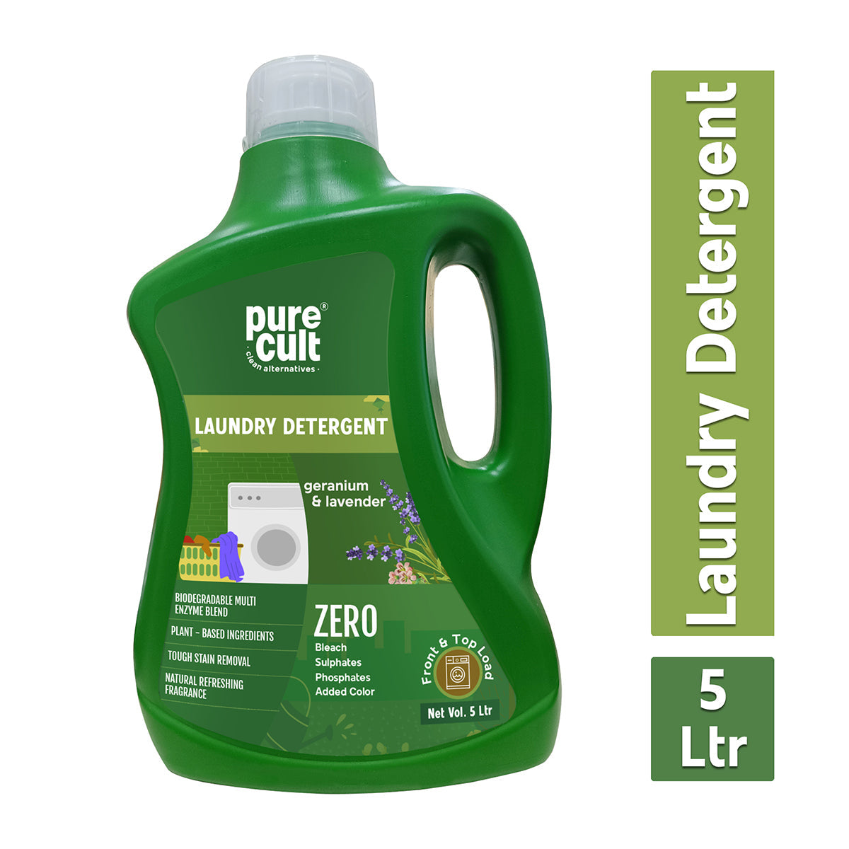 Eco Friendly Geranium & Lavender Laundry Detergent - 5 Litre