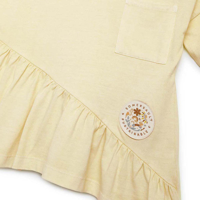 Cotton Twill Top for Kids | Yellow